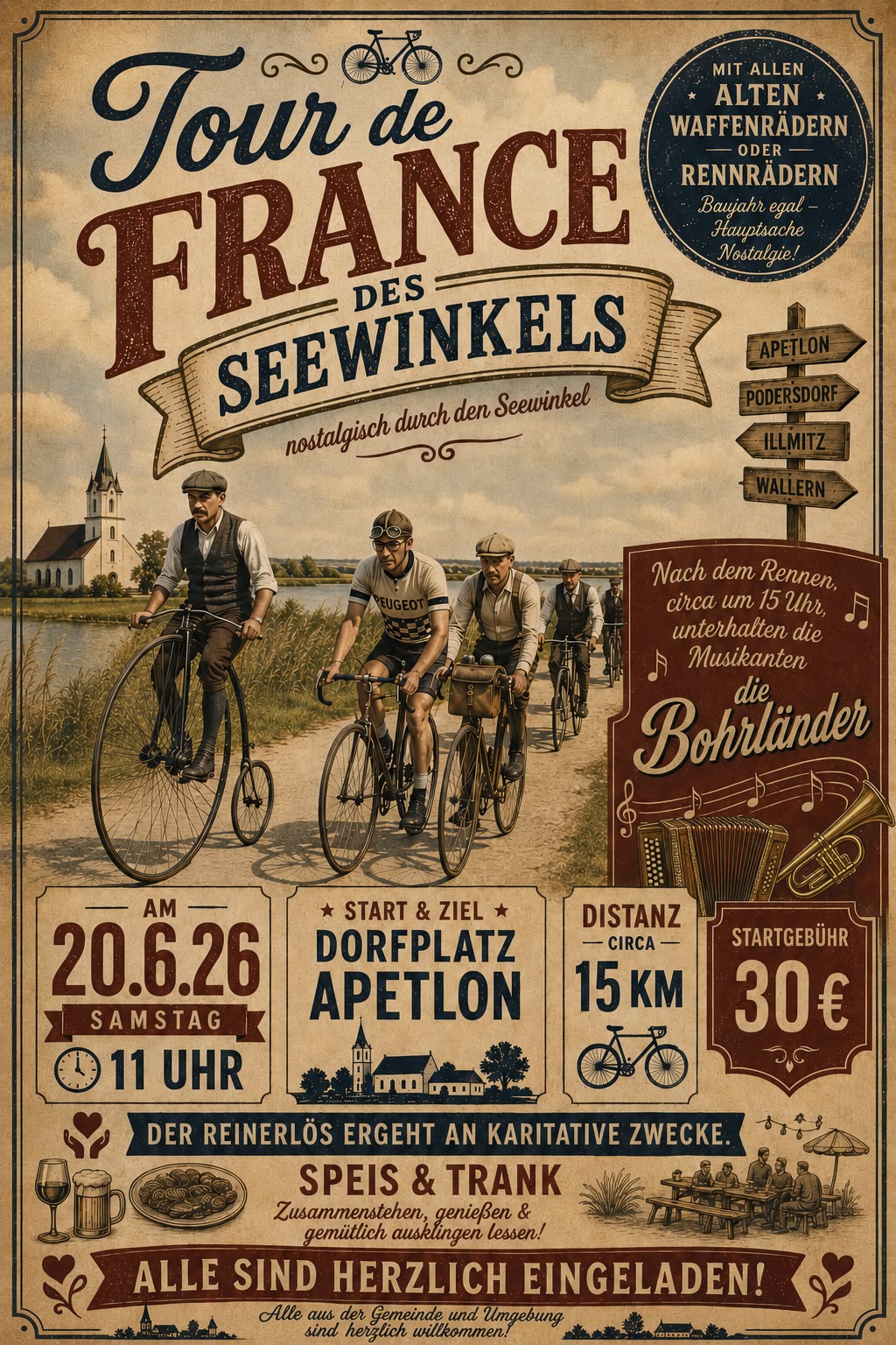 Nostalgietour Plakat